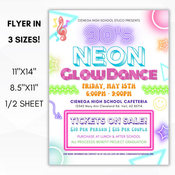 decades dance poster